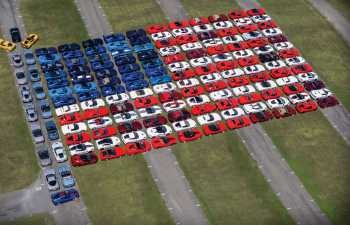 2026 All-Corvette American Flag