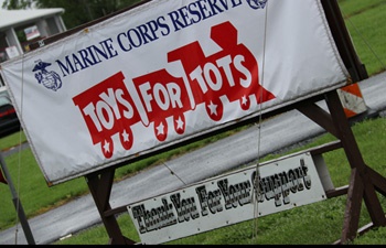 Toys for Tots Donations Accepted at the Show