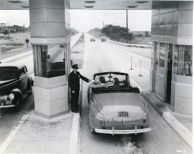 Penn Turnpike Carlisle barrier July 14 1941 PTC